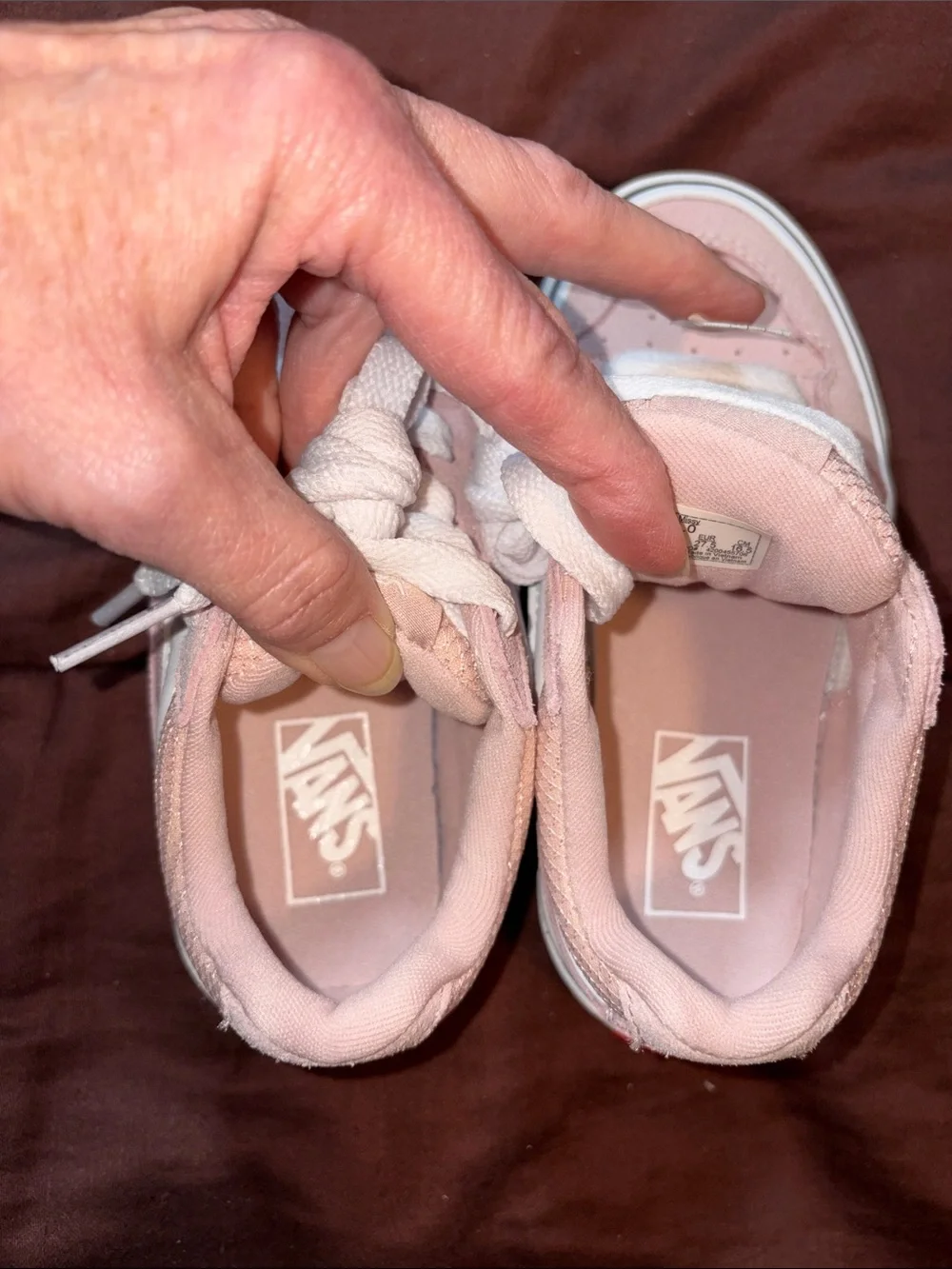 Vans light pink